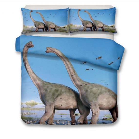 Dinosaur Comforter Print Quilt Set