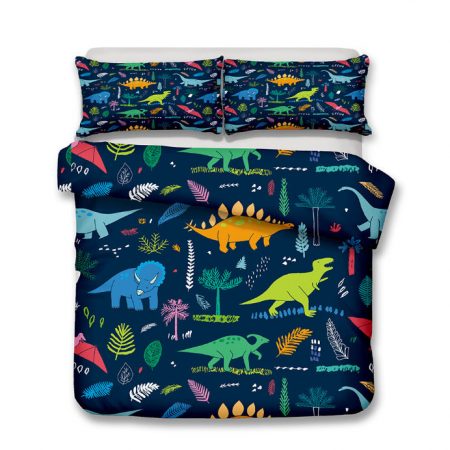 3D Style Dinosaur Bedding Set