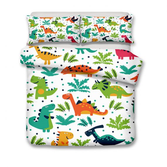 3D Style Dinosaur Bedding Set