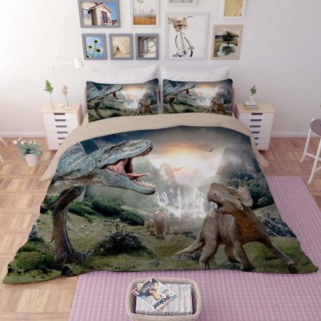 Dinosaur Duvet Cover 3D Style Bedding Set