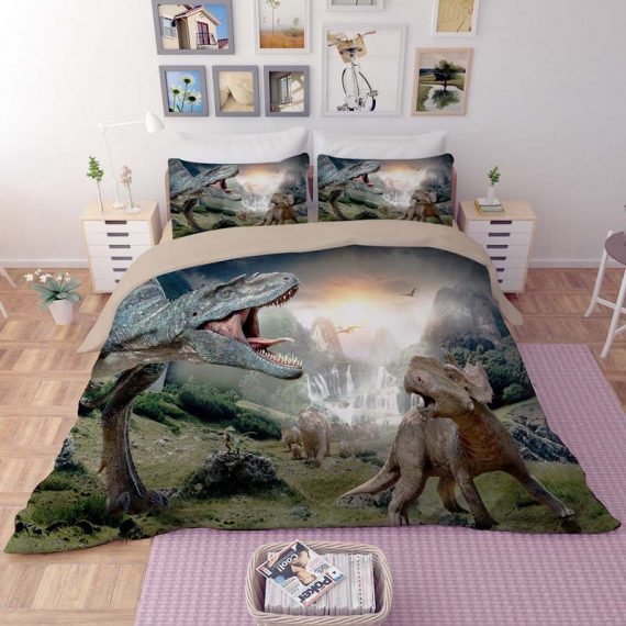 Dinosaur Duvet Cover 3D Style Bedding Set