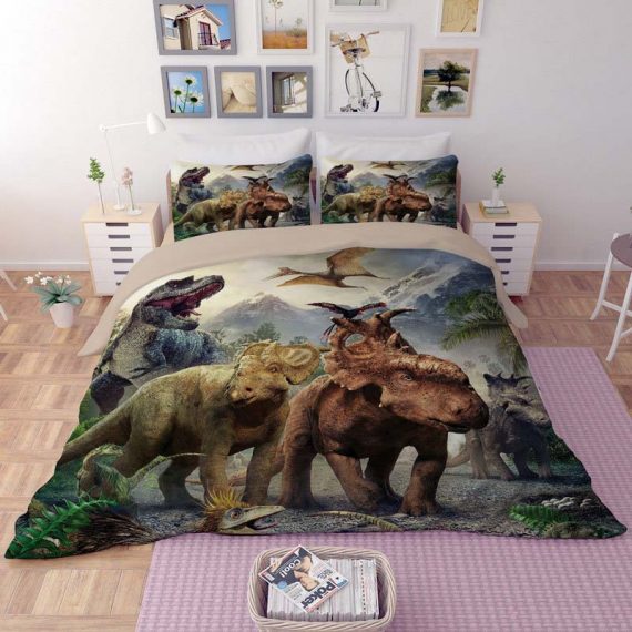 Dinosaur Duvet Cover 3D Style Bedding Set