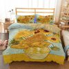 Print Comforter Set Sunflower Bedding