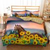 3D Style Sunflower Bed Set