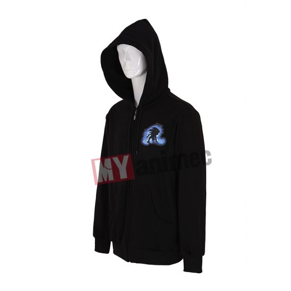 Sonic Hoodie The Hedgehog Zip Up Hooded Sweatshirt