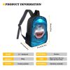 Hot New Boy Girl Sonic Blue Backpack Shoulder Bag