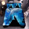 Wolf Bed Set Animal 3D Print Comforter