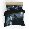 3D Print Bed Sheets Wolf Comforter Set