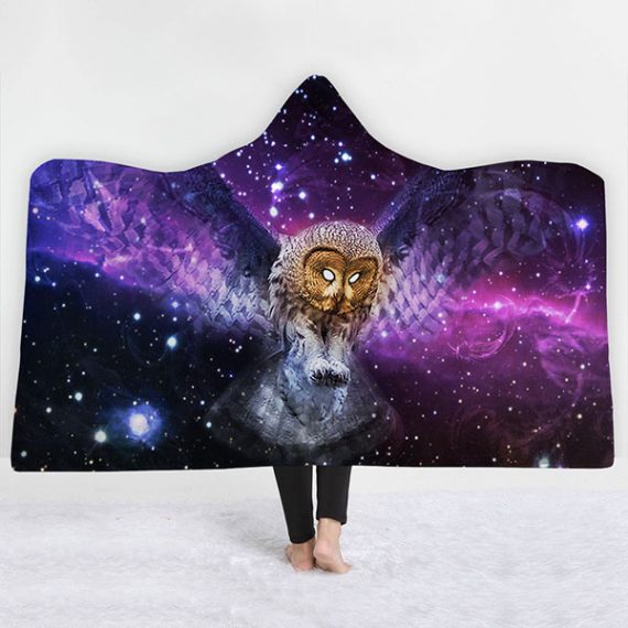 3D Printed Owl Hooded Blanket