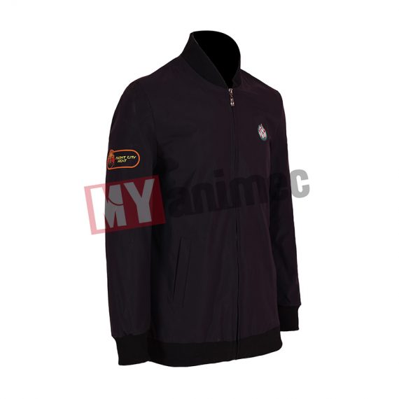 Mens Black Jacket Cyberpunk 2077 Costume