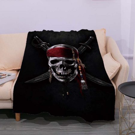 Day Of The Dead Skull Blanket