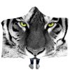 3D Style Printing Tiger Blanket