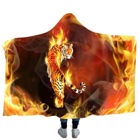 Anime Printing Tiger Blanket 3D Style
