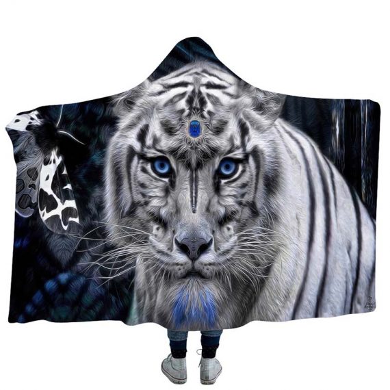 Anime Printing 3D Style Tiger Blanket