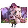 3D Style Anime Printing Tiger Blanket