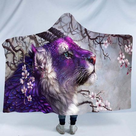 3D Style Anime Printing Tiger Blanket