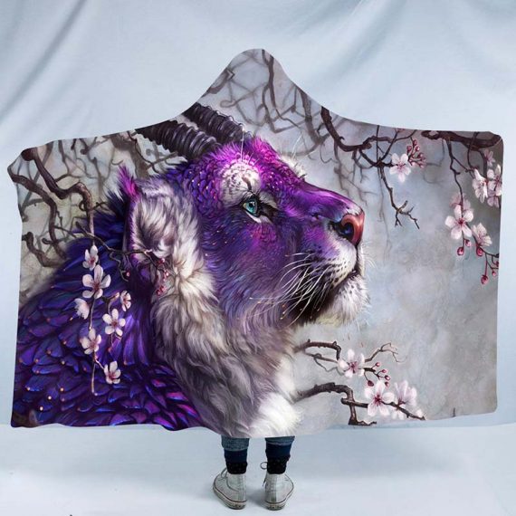 3D Style Anime Printing Tiger Blanket