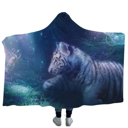 Tiger 3D Style Throw Blanket
