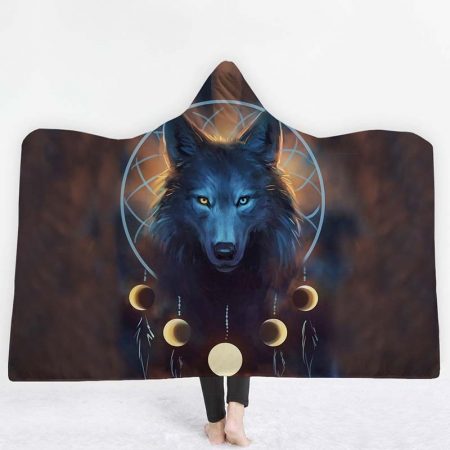 3D Printing Wolf Hooded Blanket