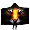 3D Style Anime Tiger Print Blanket