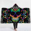 Skull Hooded Blanket 3D Style