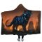 3D Anime Print Tiger Blanket