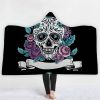 Skull Hooded 3D Printing Blanket