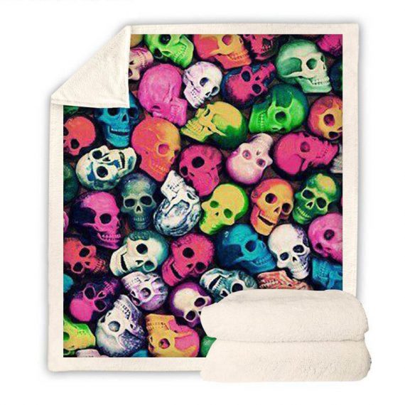 Skeleton Printing Blanket 3D Style