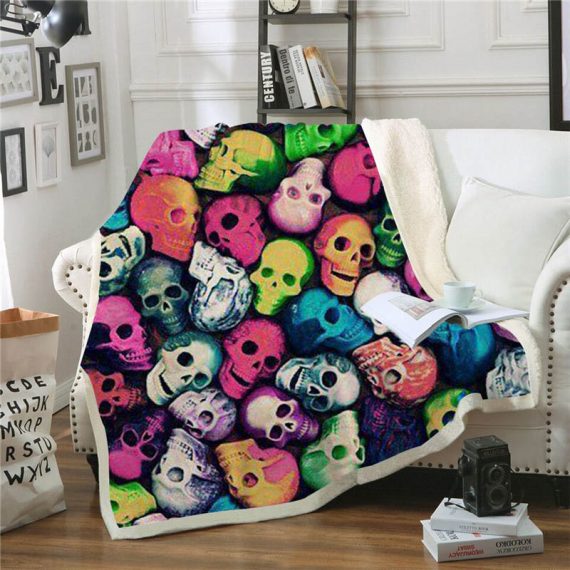 Skeleton Printing Blanket 3D Style