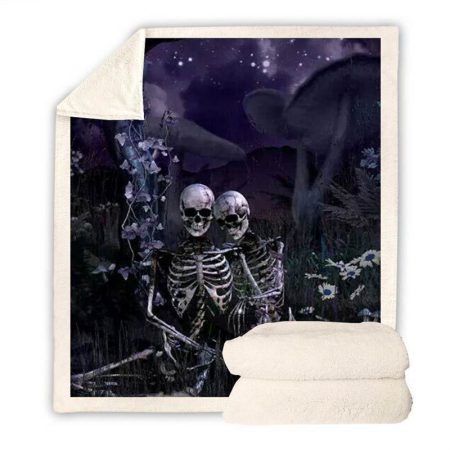 Skeleton Printing Blanket 3D Style