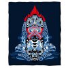3D Printing Skull Soft Blanket