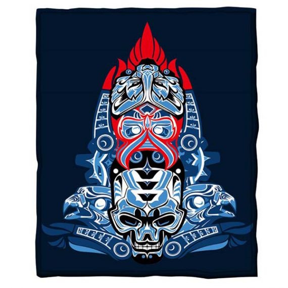 3D Printing Skull Soft Blanket