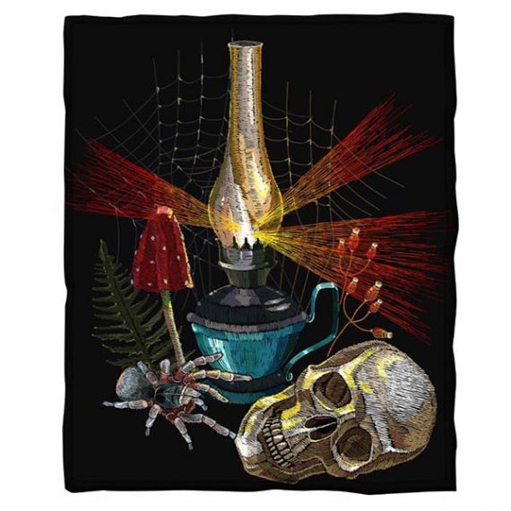 3D Printing Skull Soft Blanket