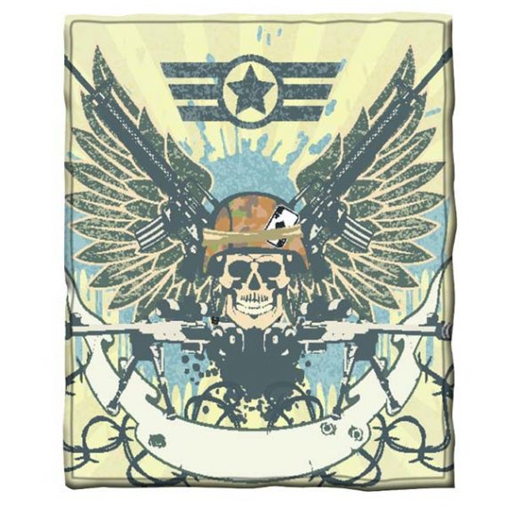 Skull Printing 3D Style Blanket