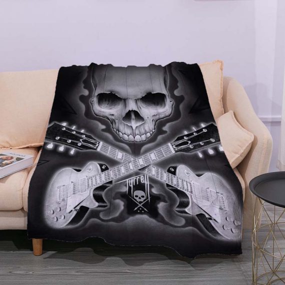 3D Print Day Of The Dead Skull Blanket