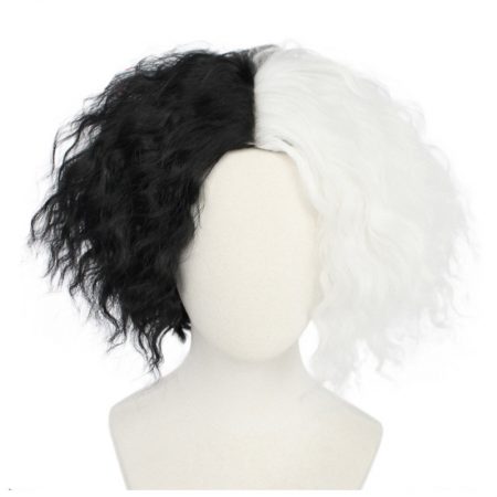 Black And White Cruella Deville Wig