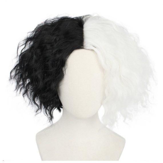 Black And White Cruella Deville Wig