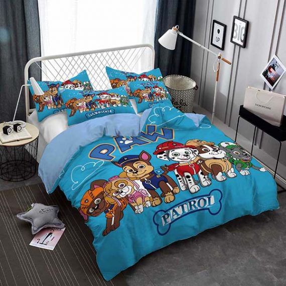 Colorful Printing Paw Patrol Bedroom Set