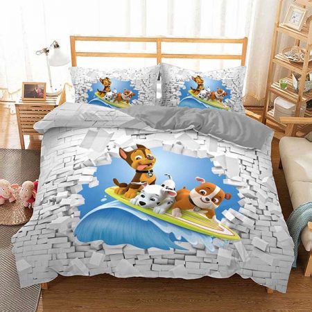 3D Style Comforter Paw Patrol Bedroom Set