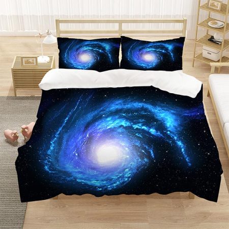 3D Style Duvet Cover Galaxy Bedding