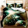 3D Style Galaxy Duvet Cover
