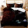 Three-Picec 3D Style Galaxy Bed Set