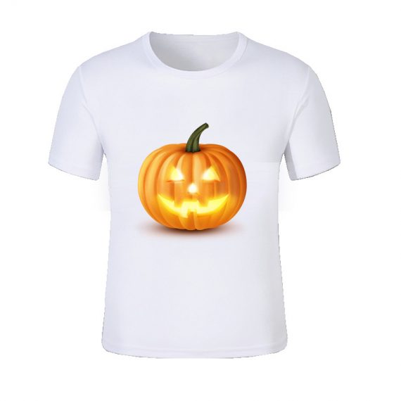 Funny Pumpkin Halloween White T Shirts