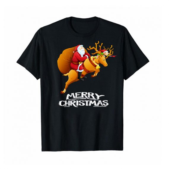 Reindeer Merry Christmas T Shirt