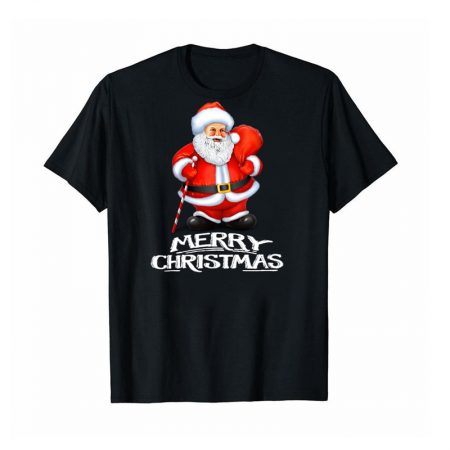 Happy Snowman Christmas Womens T Shirt