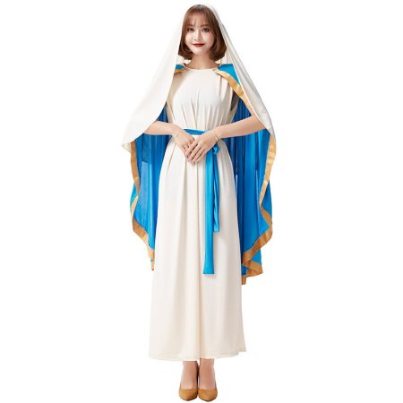 Women Mary Costume Adult Easter Suit