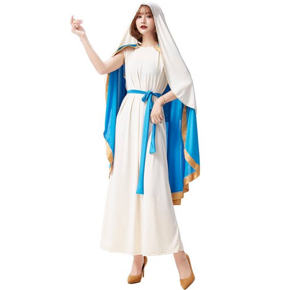 Women Mary Costume Adult Easter Suit