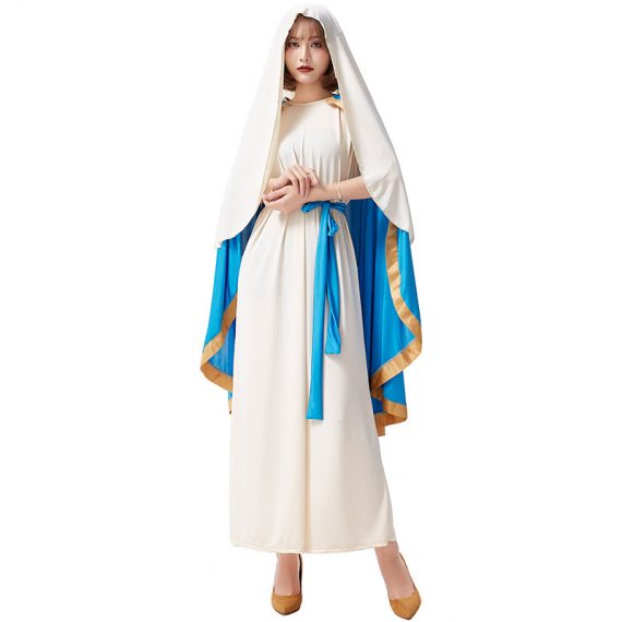 Women Mary Costume Adult Easter Suit
