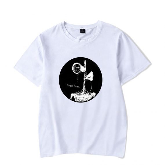 White Siren Head Mens T Shirts