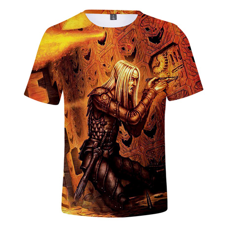 Cool Dungeon And Dragons Colorful T Shirts Short Sleeve